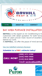 Mobile Screenshot of bayhillheatair.com